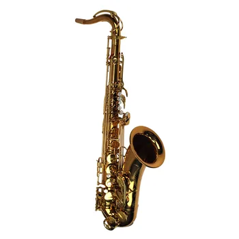 Высококачественный профессиональный тенор-саксофон Bb темно-золотого цвета