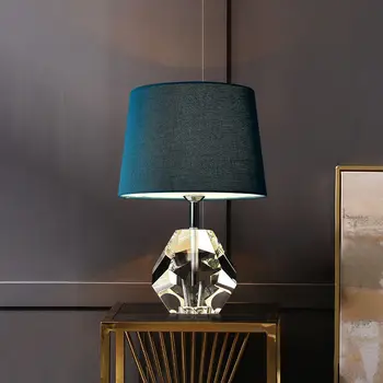 Современная настольная лампа TEMAR с затемнением LED Crystal Креативные Роскошные настольные лампы для дома, гостиной, прикроватной тумбочки в спальне