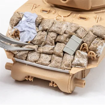 Набор комбинированных сумок с силиконовыми частицами, детали для высокой имитации макета декораций военной игры в масштабе 1/35, аксессуары 