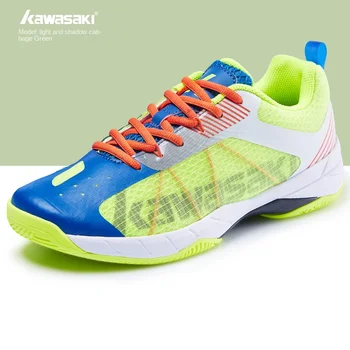 2023 новые мужские и женские кроссовки для бадминтона Kawasaki, дышащие высокоэластичные нескользящие спортивные кроссовки для тенниса на открытом воздухе