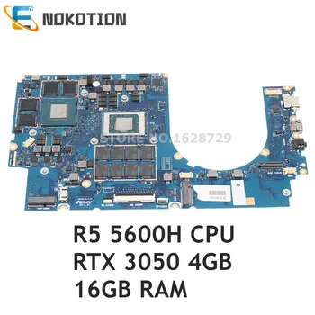 NOKOTION 5B21C82057 для Lenovo IdeaPad 5 Pro 16ACH6 Материнская Плата ноутбука RTX3050 4G GPU + 16G RAM + ПРОЦЕССОР R5 5600H