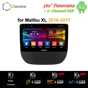 Ownice carplay 8 Core Android 9,0 360 Панорама 64G ROM 4G RAM Автомобильный DVD-Видеоплеер Для CHEVROLET Malibu XL 2016 2017 4G LTE DSP