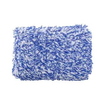 Автомобильная мягкая салфетка для мытья автомобиля высокой плотности, супер мягкая салфетка для мытья автомобиля, полотенце для мытья автомобиля из микрофибры, губчатый блок синего цвета