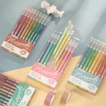 набор ручек Morandi Color Book из 9 предметов, цветная гелевая ручка большой емкости 0,5 мм