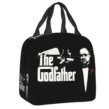 Изолированная сумка для ланча The Godfather для женщин, детей из фильма 