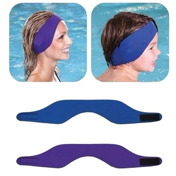 Повязка на голову для плавания, ушная накладка для плавания, спортивная повязка, водонепроницаемая ушная повязка для плавания, защитная повязка для ушей для купания, серфинга