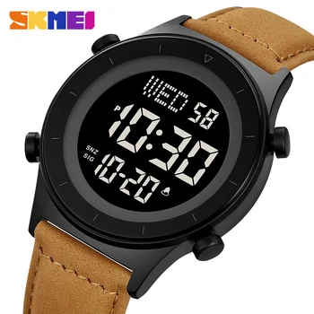 Цифровые часы SKMEI для мужчин Оригинальный бренд Модные спортивные часы 2Time хронограф со светодиодной подсветкой Электронные Мужские наручные часы 2023
