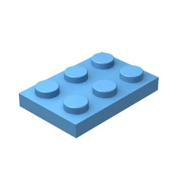 ПЛАСТИНА 2X3 точки, совместимая с кирпичным блоком, пластина, совместимая с частицами 3021 Строительные блоки, Запасные части, игрушки, аксессуары, шасси, доска