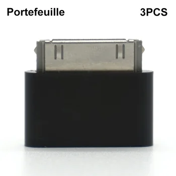 Portefeuille 3ШТ Micro USB Женский-30-контактный Мужской Кабель Зарядного Устройства-Адаптер для Apple iPhone 4S 4 S 3GS iPad iPhone4 iPhone4S Charge