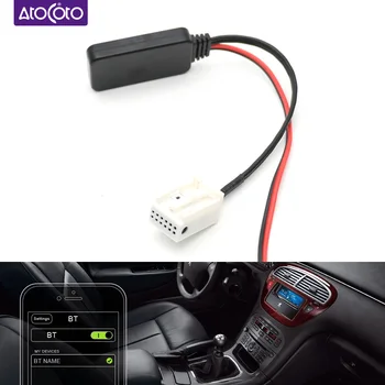 Автомобильный Bluetooth-совместимый 5,0 12-Контактный Разъем Aux Кабель-Адаптер для Peugeot 207 308 Радио Стерео Аудиовход для Citroen C3 C6