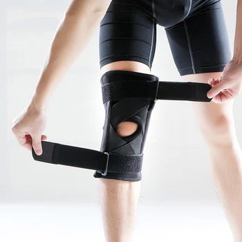 Спортивная защитная защита колена от столкновений для альпинизма, баскетбола, Регулируемая защита колена при артрите разрыва мениска