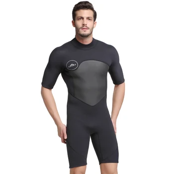 Профессиональный 2 мм неопреновый гидрокостюм для мужчин, сохраняющий тепло, купальный костюм для подводного плавания с аквалангом, гидрокостюм для триатлона с коротким рукавом, гидрокостюм для серфинга с маской и трубкой