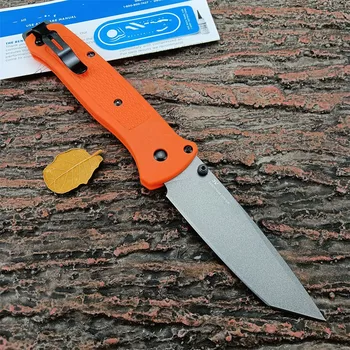 BM 537 Карманный нож Mark CPM-3V Tanto Blade С красочными ручками, Тактический универсальный Складной нож для выживания на открытом воздухе, для охоты, EDC