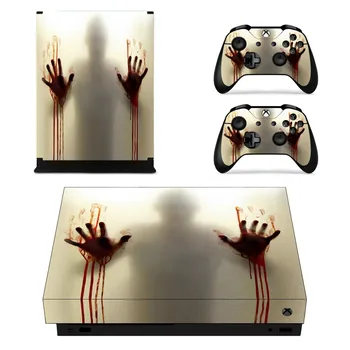 Обложка The Walking Dead Скин консоли и контроллера, наклейки-деколи для Xbox One X, виниловые наклейки-скины