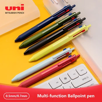 Шариковая ручка UNI Gel Pen 0,5 / 0,7 мм Jetstream 3 В 1 Многофункциональный пресс SXE3-507 Офисные принадлежности Канцелярские принадлежности для студентов