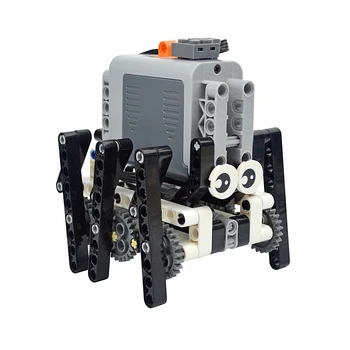 MOC Technical Бионический робот-паук, Строительные блоки, Функция питания, 6 Футов, Жук, Сделай САМ, Высокотехнологичный робот, Кирпичи, Образовательный набор