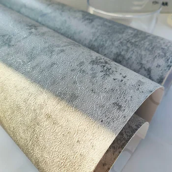 Виниловые винтажные промышленные цементные обои Толстые самоклеящиеся водонепроницаемые наклейки для стен гостиной Съемная Контактная бумага