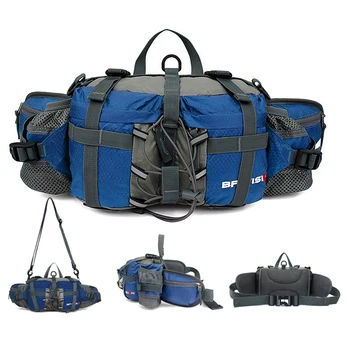 Поясная сумка для занятий спортом на открытом воздухе с плечевым ремнем, водонепроницаемая сумка для пеших прогулок, велоспорта, скалолазания, Велосипедная сумка, поясная сумка для тренировок.