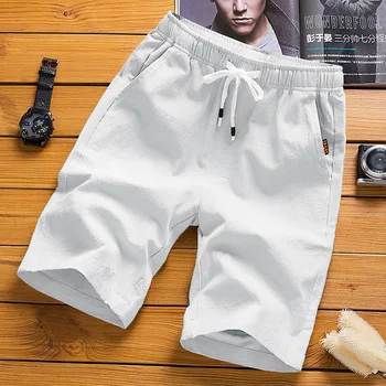Летние мужские шорты 2023 Ice Shorts Плюс размер Внешняя одежда Спортивные брюки Повседневные пляжные брюки Однотонные Легкие