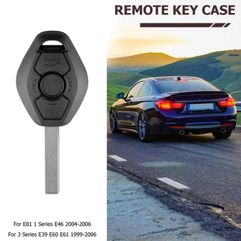 3 Кнопки Дистанционного Автомобильного Брелока Замена Корпуса Ключа для BMW E81 E46 E39 E60 E61 E63 E38 E83