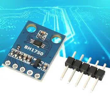 Цифровой модуль интенсивности света GY-302 Модуль интеграции чипов BH1750, Источник питания 3-5 В, Модуль BH1750