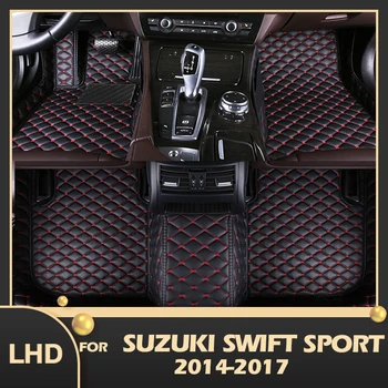 Автомобильные коврики для Suzuki Swift Sport 2014 2015 2016 2017 Пользовательские автомобильные накладки для ног Автомобильные ковровые покрытия Аксессуары для интерьера