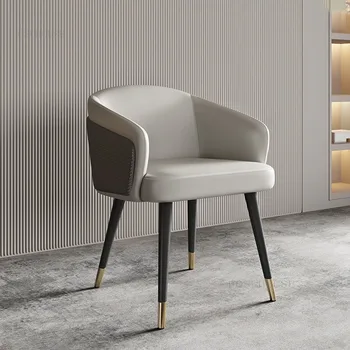 Современные роскошные обеденные стулья, креативное кресло со спинкой, Расслабляющие обеденные стулья, Дизайнерская Бытовая мебель Sillas De Comedor для дома