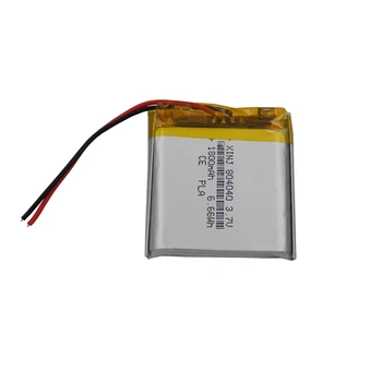 3,7 V 1800mAh 6.66Wh Перезаряжаемая Сменная Литий-Полимерная Батарея Li Lithium Lipo 804040 Для GPS DashCam Видеоплеера Планшетного ПК