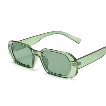 Фирменные Овальные квадратные Солнцезащитные очки, женские Модные Дизайнерские Солнцезащитные очки, мужские Женские Винтажные Зеленые Розовые Женские очки для путешествий