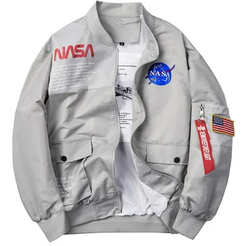 Новая куртка пилота-бомбардировщика 2023, Мужская спецодежда астронавта, куртка-карго, повседневная весенне-осенняя модная одежда с вышивкой