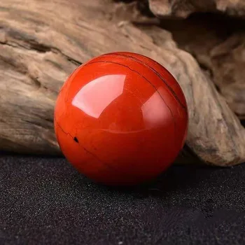 1 шт. Красный хрустальный шар Natural Dream, полированный Глобус, Массажный шар, Исцеляющий камень Рейки, украшение для дома, Изысканные подарки и сувениры