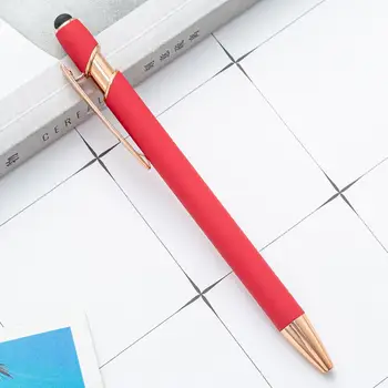 12шт Практичная шариковая ручка для прессования Дизайн пресса Широко Используемые портативные шариковые ручки для школьного офиса