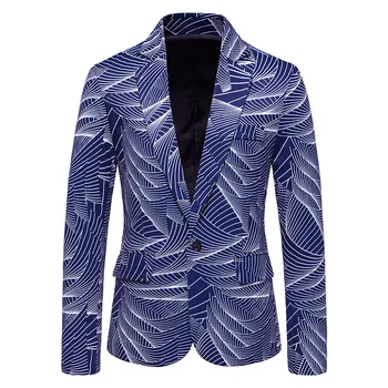 Весенний новый мужской пиджак-блейзер, мужские модные Повседневные Тонкие пальто, Красивые Мужские деловые куртки, костюмы, мужские блейзеры, топы, Размер
