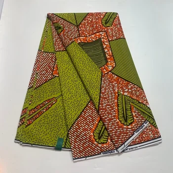 ткань Анкара африканский хлопок с настоящим восковым принтом 100% новый дизайн 2023 tissus wax africain лоскутная ткань для платья распродажа 6 ярдов сейчас