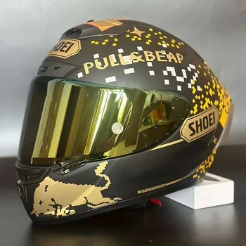 Мотоциклетный шлем X-Четырнадцать с полным лицом, шлем чемпиона X14 7-го УРОВНЯ, шлем для мотокросса, шлем для мотобайка