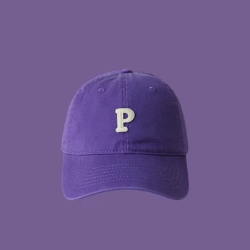 Простые женские шляпы фиолетового цвета Vintag, бейсболка с козырьком, зимняя шапка, Береты, Повседневные кепки с козырьком, кепка с жестким верхом.