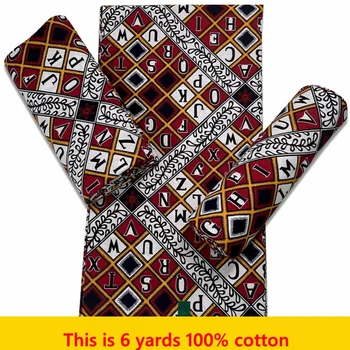 Африканская восковая ткань, последние принты, 100% хлопок, швейный материал Высокого качества, Нигерийский Анкарский воск 2022, напечатанный для пошива платья