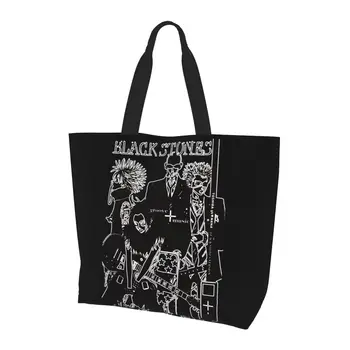 Идея подарка Black Stones NANA Osaki Уникальная женская сумка через плечо 40x50 см, сумка-тоут, сумка для покупок, Удобная Книга для путешествий, Пользовательский логотип