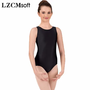 LZCMsoft Girls Simple Basic Tank, Трико для занятий балетом, танцевальные костюмы из эластичного нейлона, гимнастические костюмы Todder, купальные костюмы