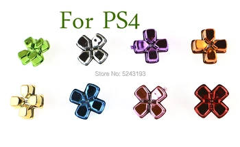 50шт хромированная Крестовинная Кнопка D-pad Action Button Cross Dpad direction Key Ремонт Замена для Playstation Dualshock4 Геймпада PS4