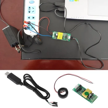 PZEM-004T Модуль питания с текущим напряжением переменного тока 80-260 В 100 А с USB-адаптером CT