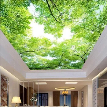 beibehang Пользовательские обои 3d фрески небесное дерево зенит фреска гостиная спальня отель обои домашний декор 3d papel de parede