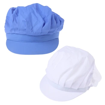 Женская рабочая кепка B2EB Пылезащитная Сетчатая кепка для шеф-повара кухни отеля и персонала фабрики