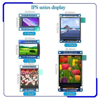 Серия IPS 0.96/1.14/1.3/1.54/2.0 дюймовый модуль TFT LCD OLED-дисплея для ardunio raspberry pi stm