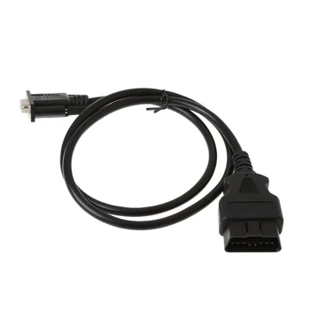 прочный кабель-адаптер RS232 с последовательным портом OBD2 16Pin к DB9 длиной 1 м