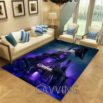 Ковер с 3D-принтом Ozzfest Rock, Фланелевые коврики, противоскользящий большой коврик, украшение дома для гостиной, спальни, домашнего декора