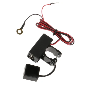 Зарядное устройство 12 В-80 В для мотоцикла USB Powerport для смартфона iPhone Android GPS