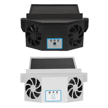 Автомобильный вытяжной вентилятор с двойной зарядкой от солнечной энергии/USB, чистая воздушная среда
