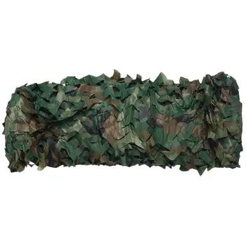 Охотничьи камуфляжные сетки Лесные камуфляжные сетки-жалюзи Отлично подходят для украшения кемпинга, охоты, вечеринки, 5 м x 2 м