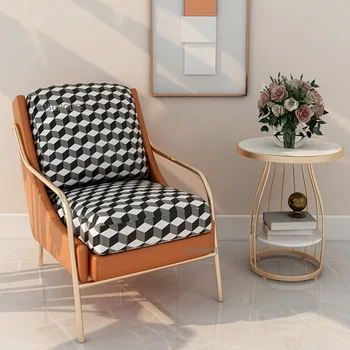 Роскошное кресло для гостиной в скандинавском стиле, Современное простое кресло 